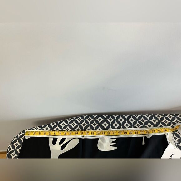 FRAME Womens Printed Sarong Silk Blend Fadednoirmulti Scarf - Picture 9 of 11